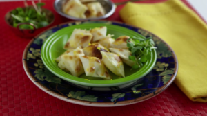 Pastel saudável de queijo com limão